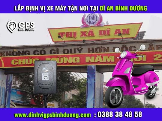 Định vị xe máy dĩ an