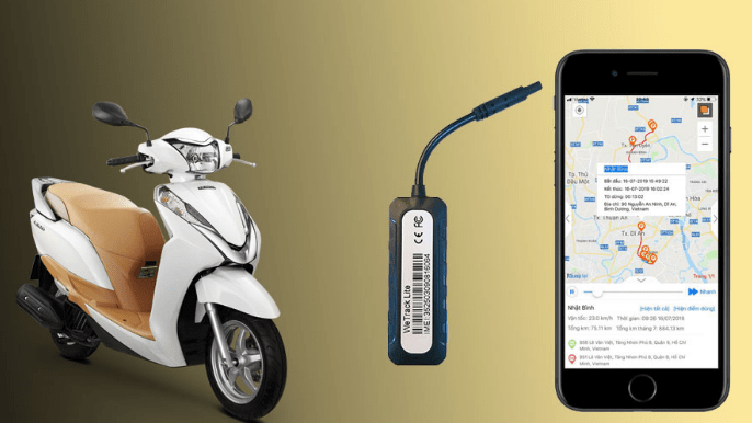 Những nơi có thể lắp định vị xe máy khó có khả năng tìm