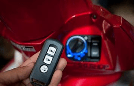 Khoá chống trộm xe máy Smartkey Honda K01 chính hãng cho AB, SHVN, SH Mode, Click, Vario 1 Sử dụng chìa khóa xe máy smart key