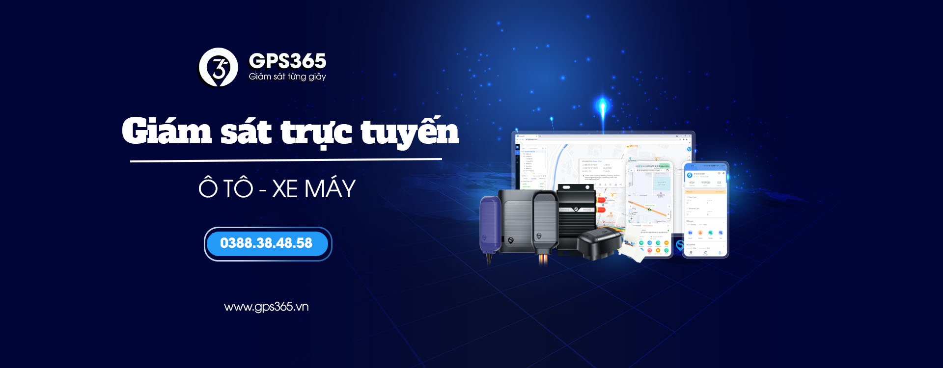 hệ thống định vị  trực tuyến ô tô xe máy Định vị gps365
